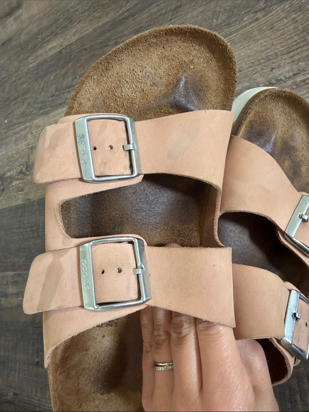 Papillio by Birkenstock EU40 (US 9) platform soft pink slip on sandal - Picture 10 of 12